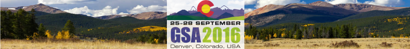 GSA Annual Meeting in Denver, Colorado, USA - 2016